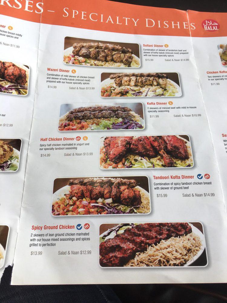 Menu at Caravan Kabob House restaurant, Brampton