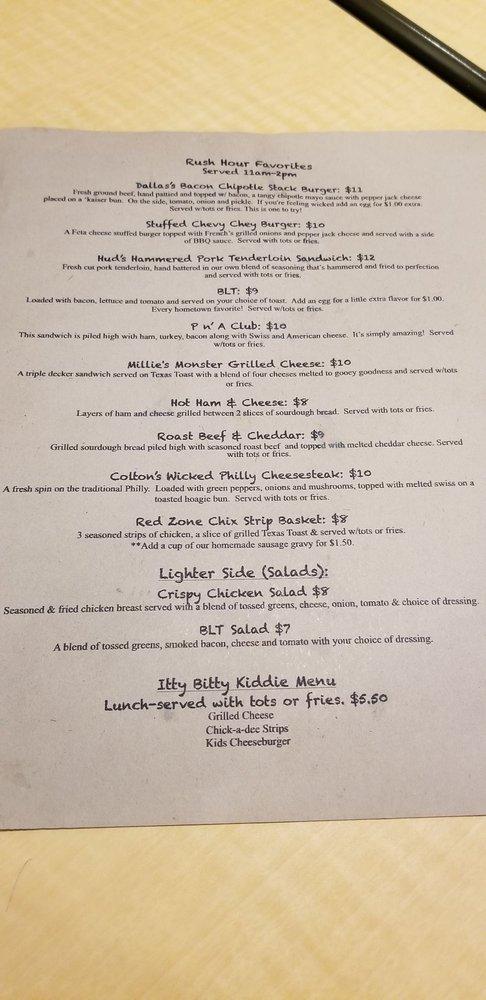 Menu at Wicked Hen Farmhouse restaurant, Springfield