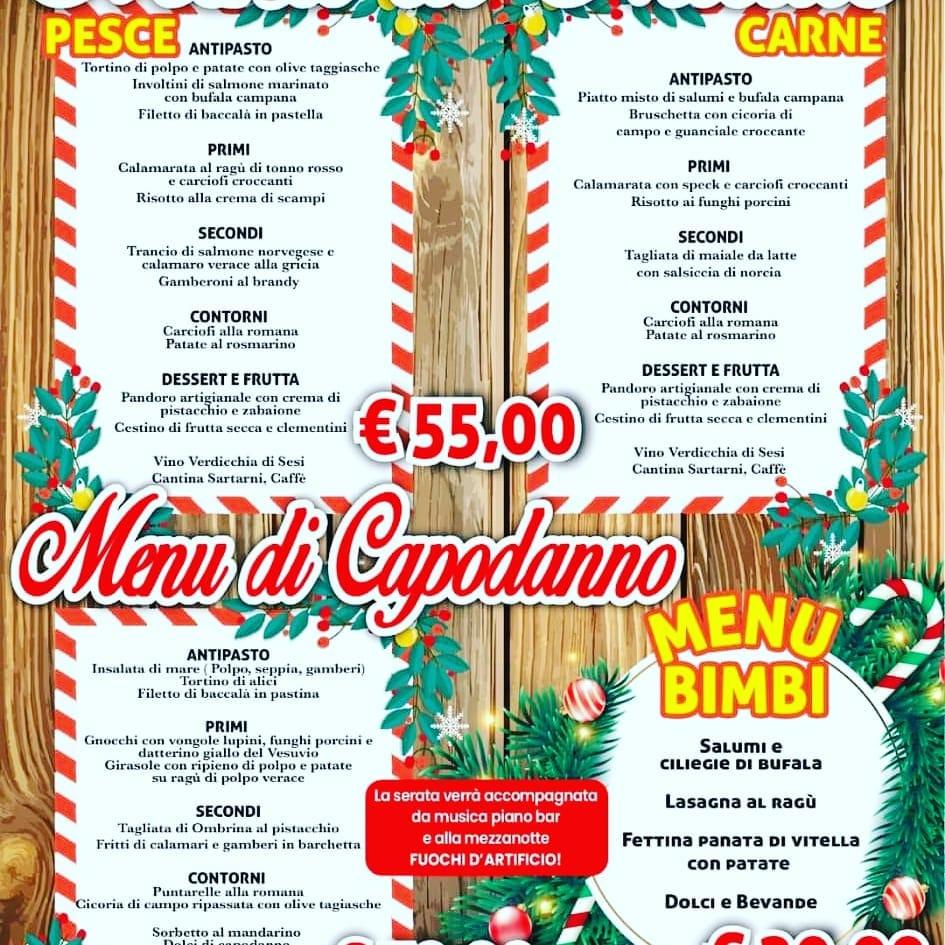 Menu da La Spiaggetta Da Mario