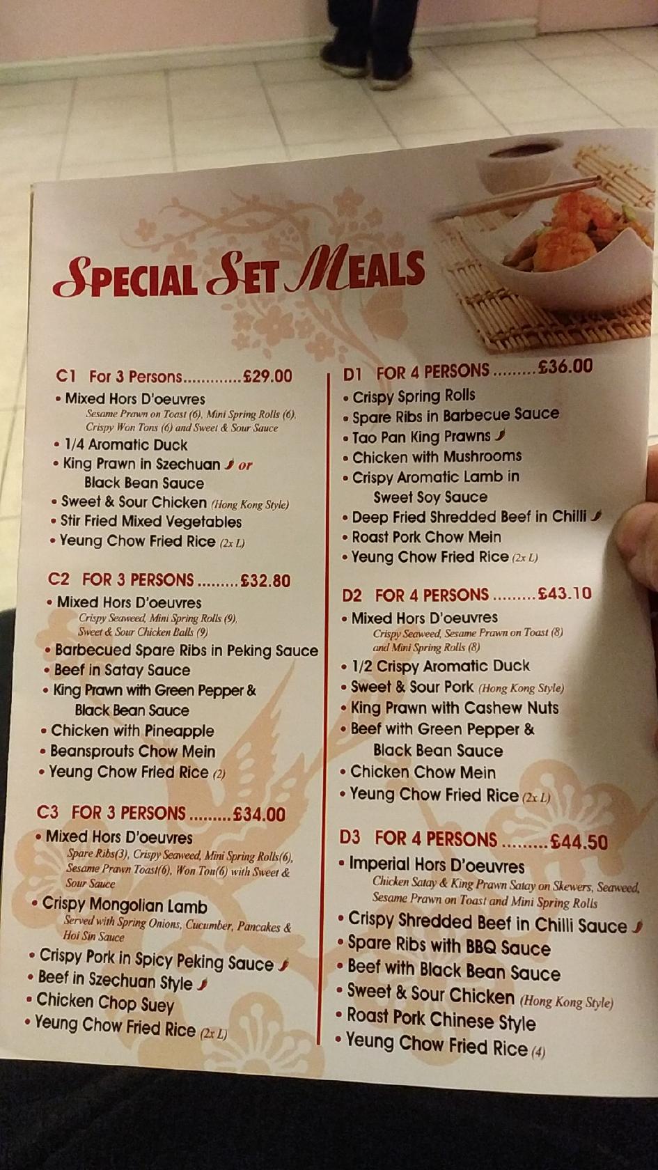 Menu at Noble Eater Chinese fast food, Peterborough