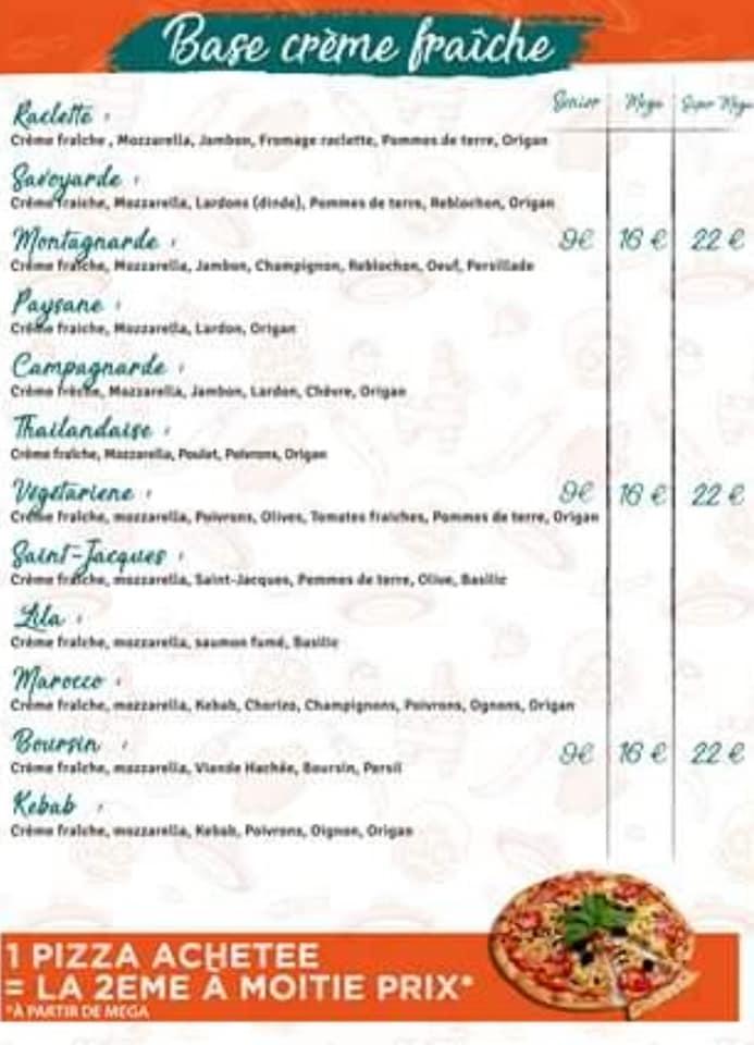 Menu at T'wich pizza fast food, ValdeReuil