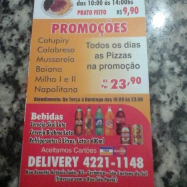 Pizzaria Ariza  São Caetano do Sul SP