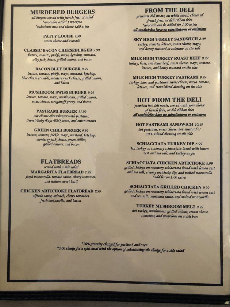 Menu at New York Strip Steakhouse And Deli, Preston, 101 N State St