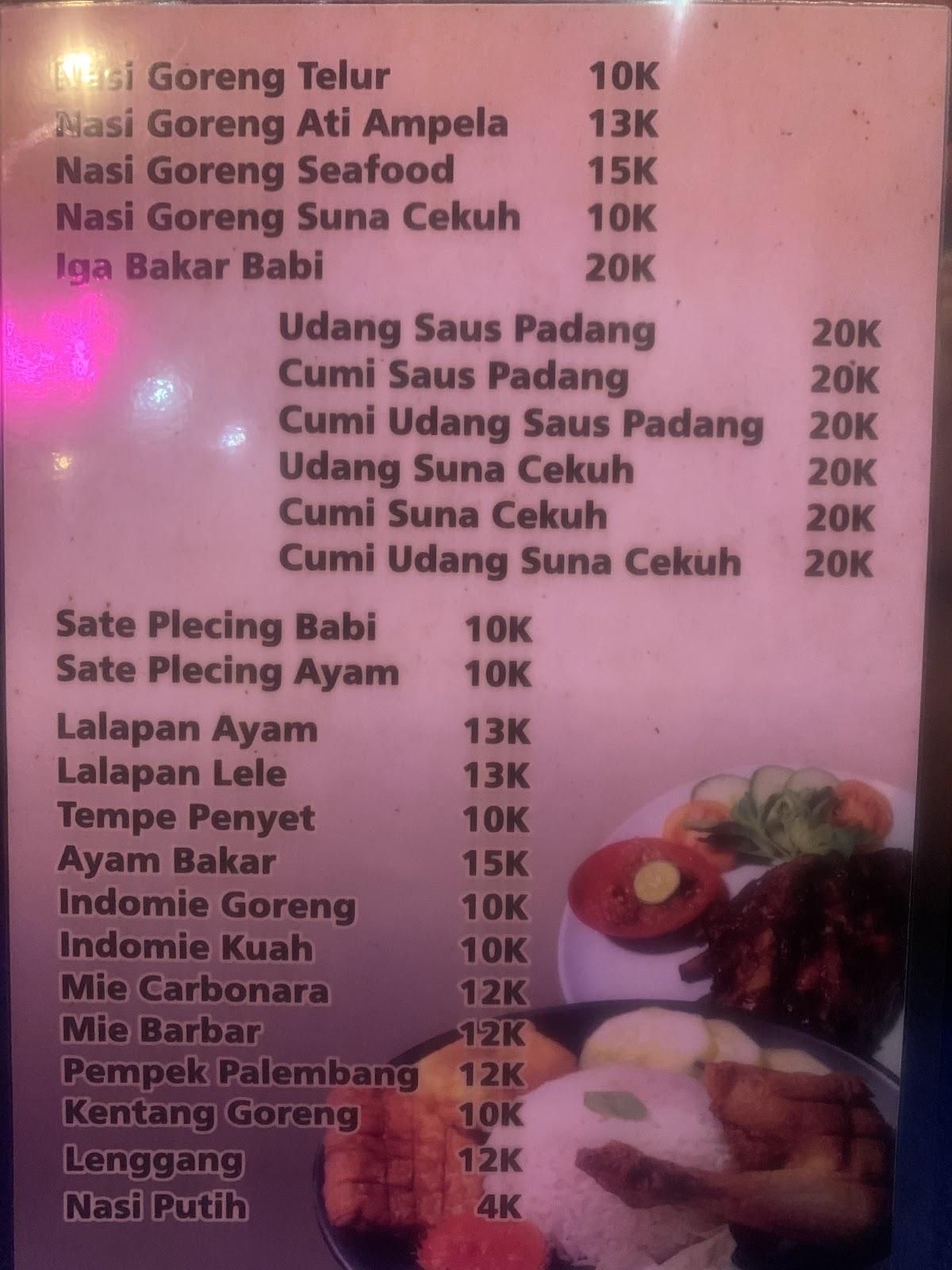 Menu At Say.bali Cafe, Buleleng