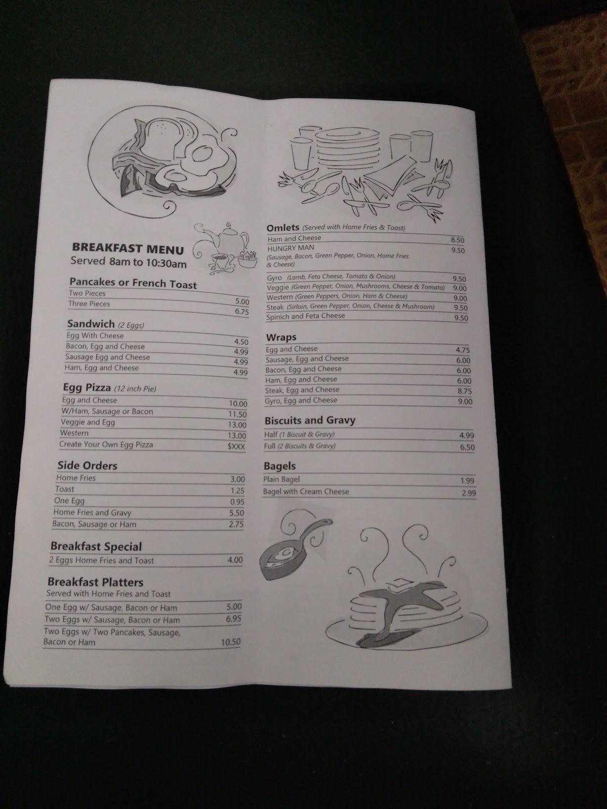 Menu at Soup Jungle cafe, Port Charlotte
