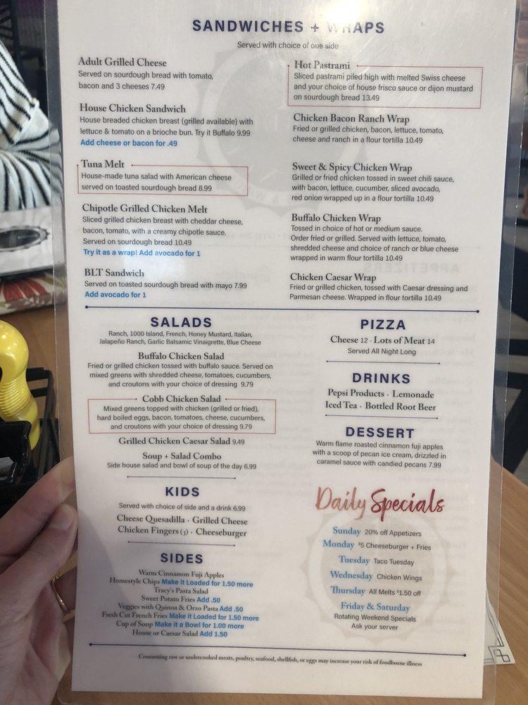 Menu at 1st Street Lounge pub & bar, O'Fallon