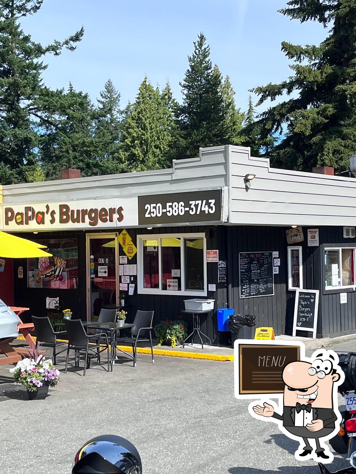 PAPA'S BURGERS- PARKSVILLE BC - Menu, Prices & Restaurant Reviews