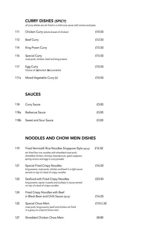 Menu at Blue Orchid restaurant, Romford, 70 North St