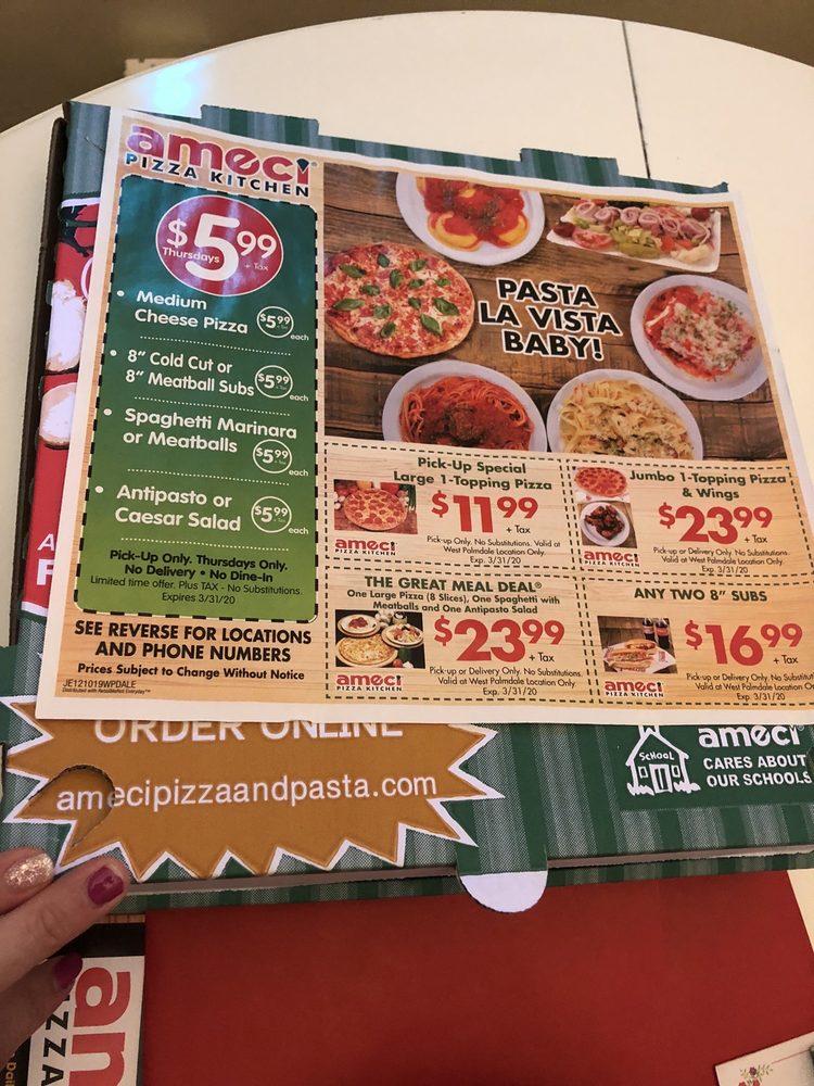 Menu At Ameci Pizza Kitchen Pizzeria, Palmdale