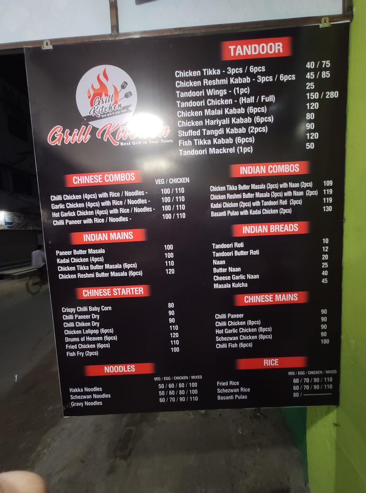 Menu at GRILL KITCHEN, Katwa