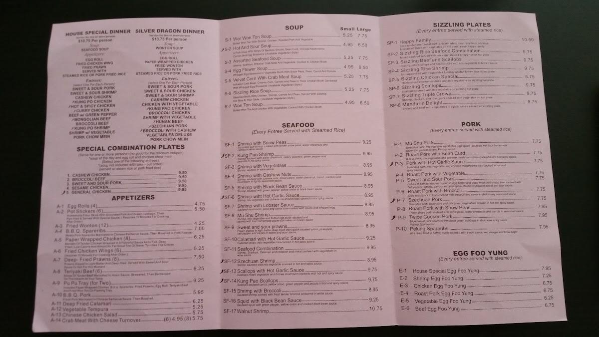 Menu At Silver Dragon Restaurant Fair Oaks Madison Ave   Rfe5 Silver Dragon Restaurant Menu 2022 09 