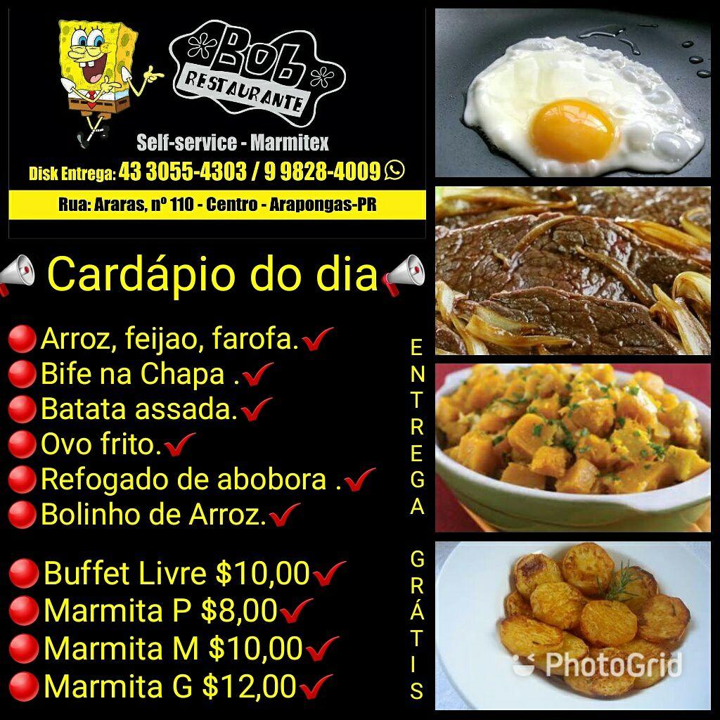 Bob Lanches (Restaurante & Hamburgueria) cardápio