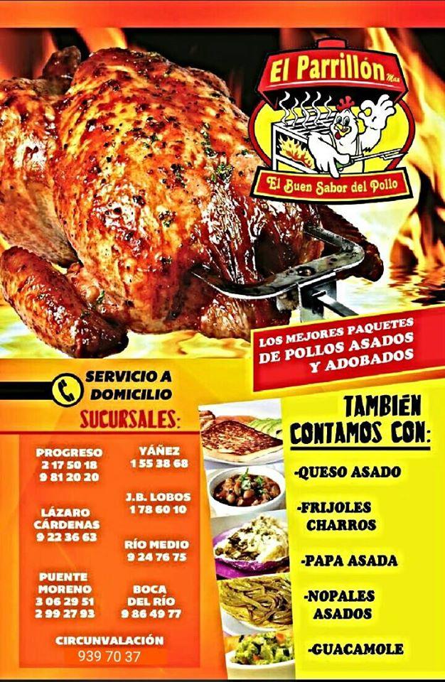 Carta del restaurante El Parrillón Max, Veracruz, Circunvalación 4091