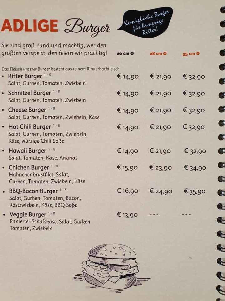 Speisekarte von Landgasthof Ritter XXL Restaurant und Landhotel ...