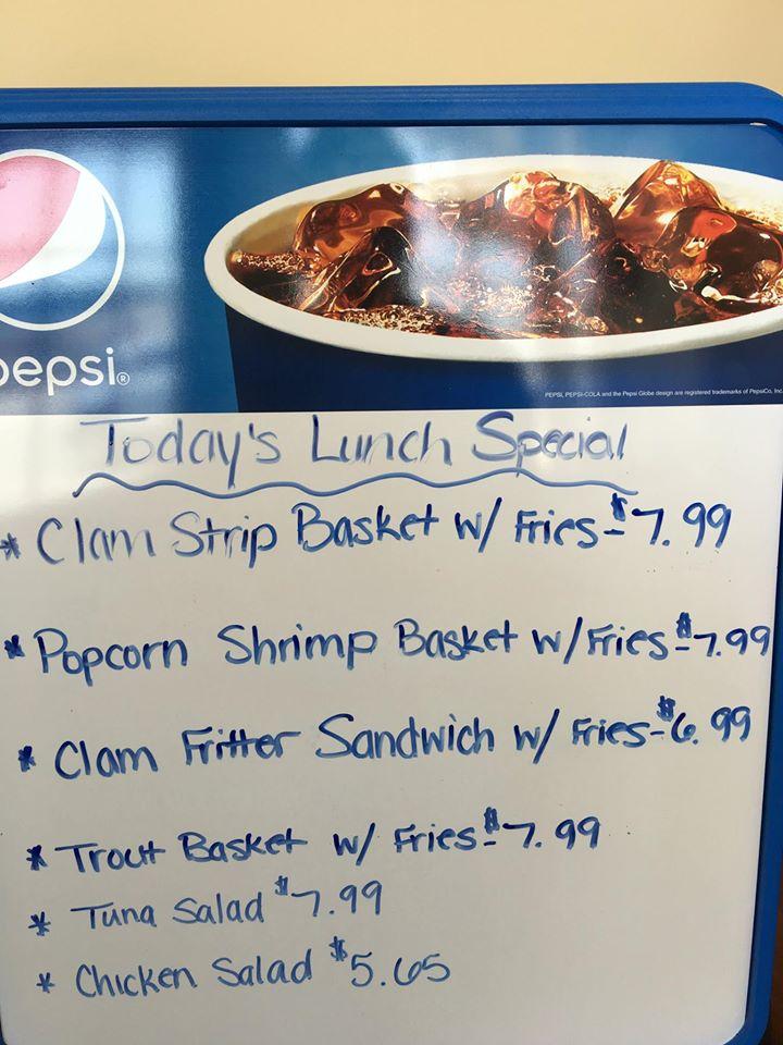 Menu at Kendall's Kountry Kitchen restaurant, Onley, Charles M Lankford