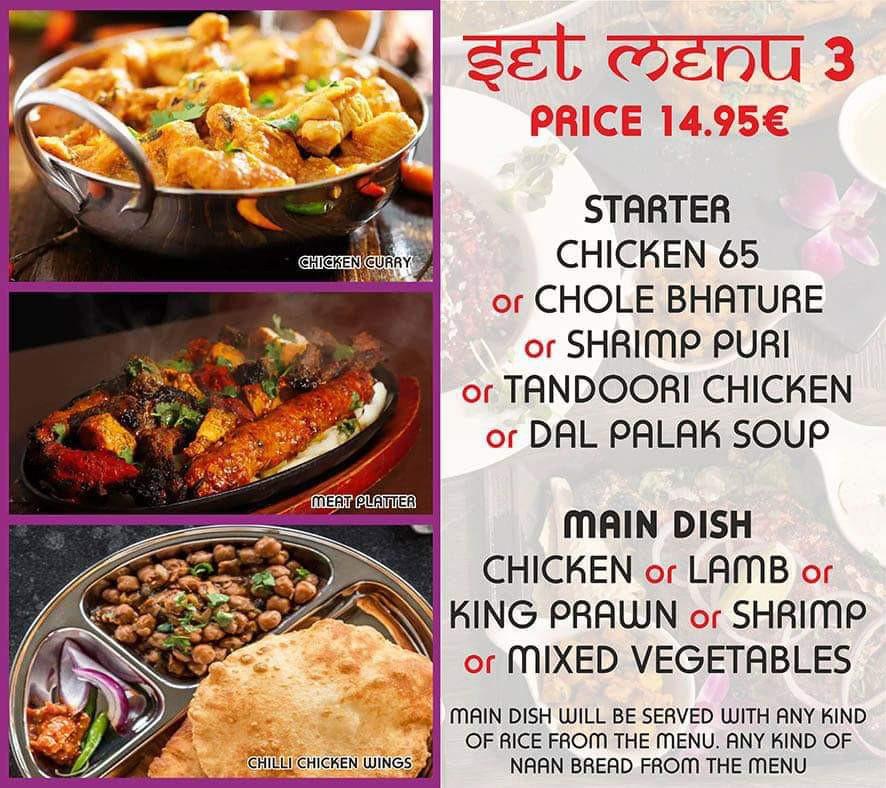 Menu at Delhi Gate Indian Restaurant, Paphos, Dionysou 7 8041