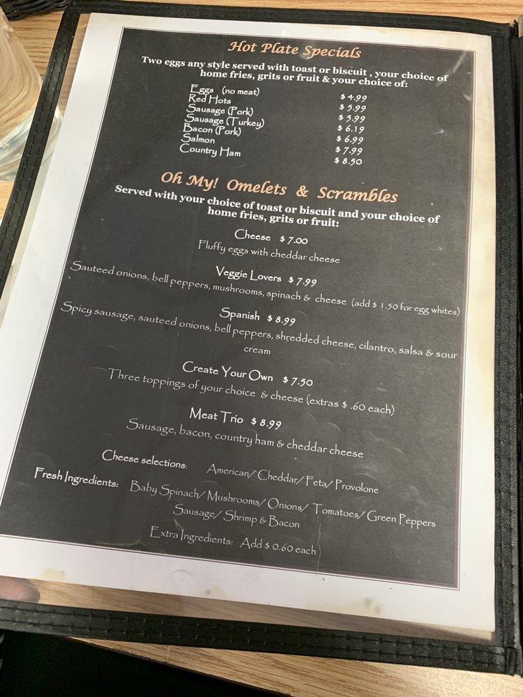 Menu at NZINGAS KITCHEN restaurant, Durham