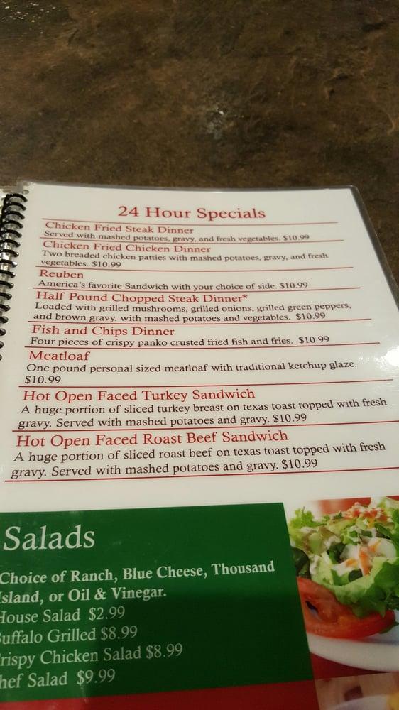 Menu at Jacksons Bar & Grill, Las Vegas