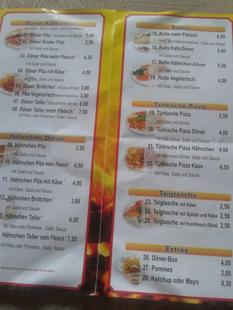 Speisekarte von Gül Imbiss pizza, Petershagen