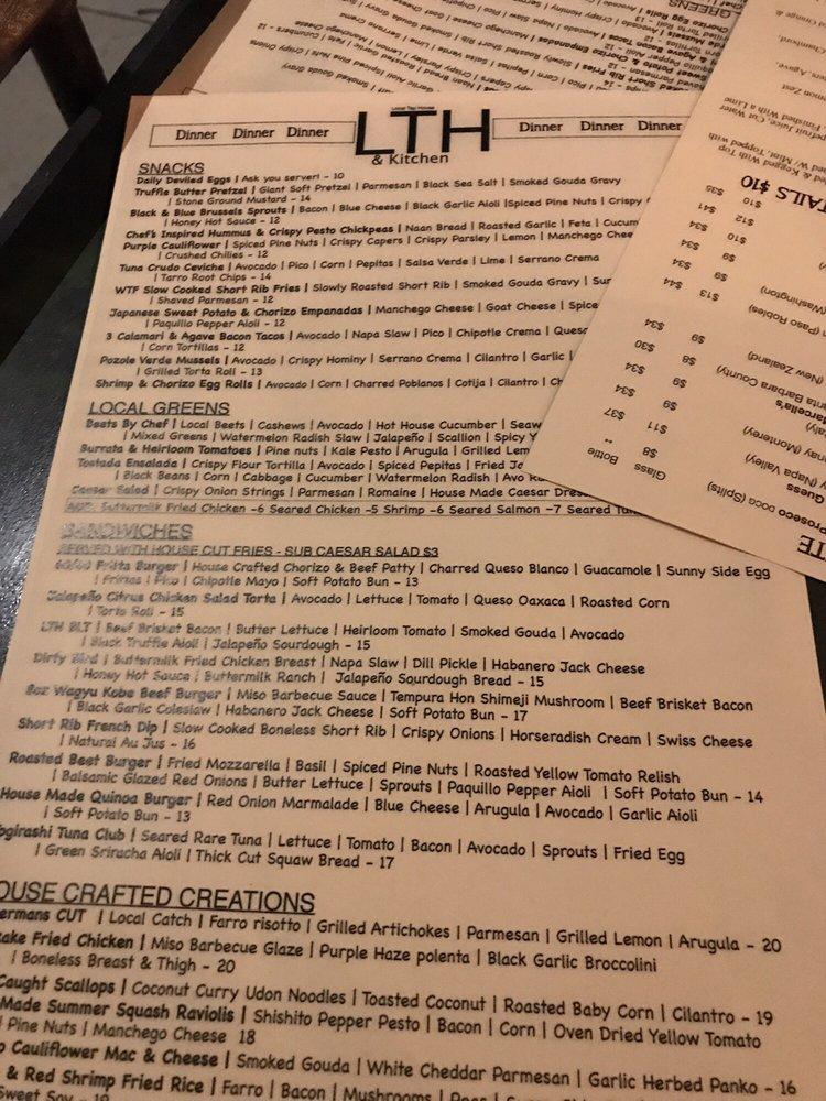 Menu at Local Tap House pub & bar, Oceanside