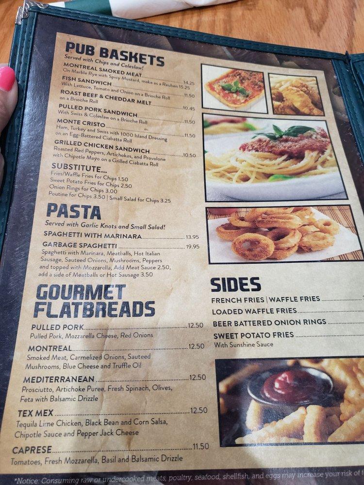 Menu at Hobie's Sports Den pub & bar, Plattsburgh