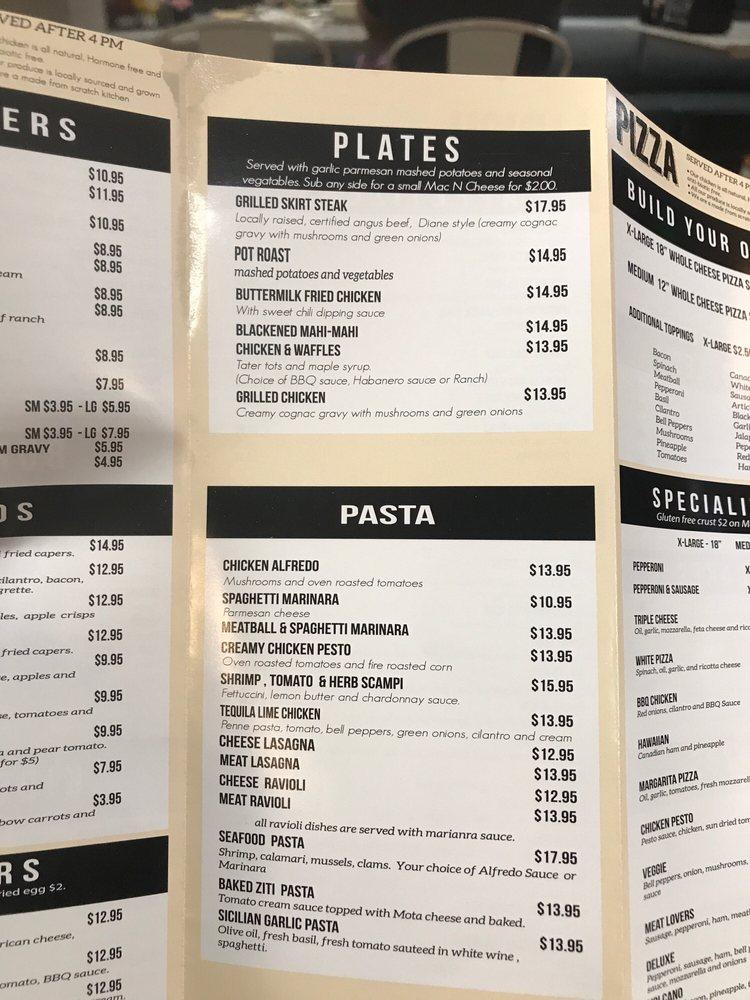 Menu at CRUST KITCHEN pizzeria, San Diego