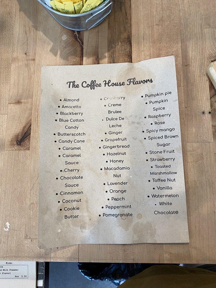 Menu at The Coffee House by CHOMP, Solvang
