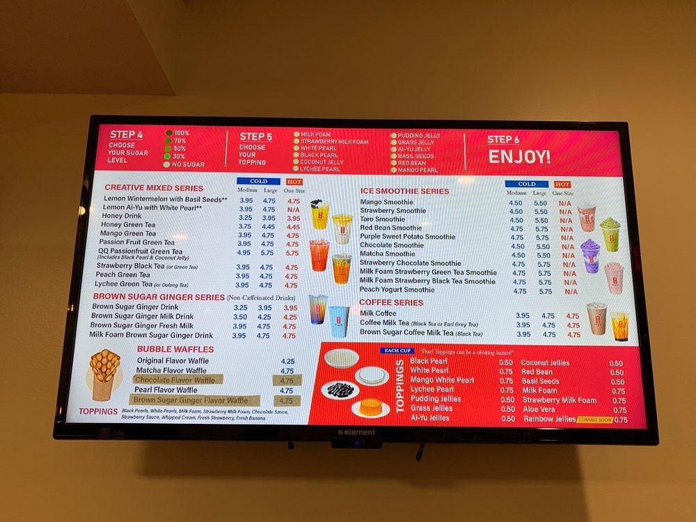 Menu at Gong Cha, Charlotte, 601 South Kings Drive