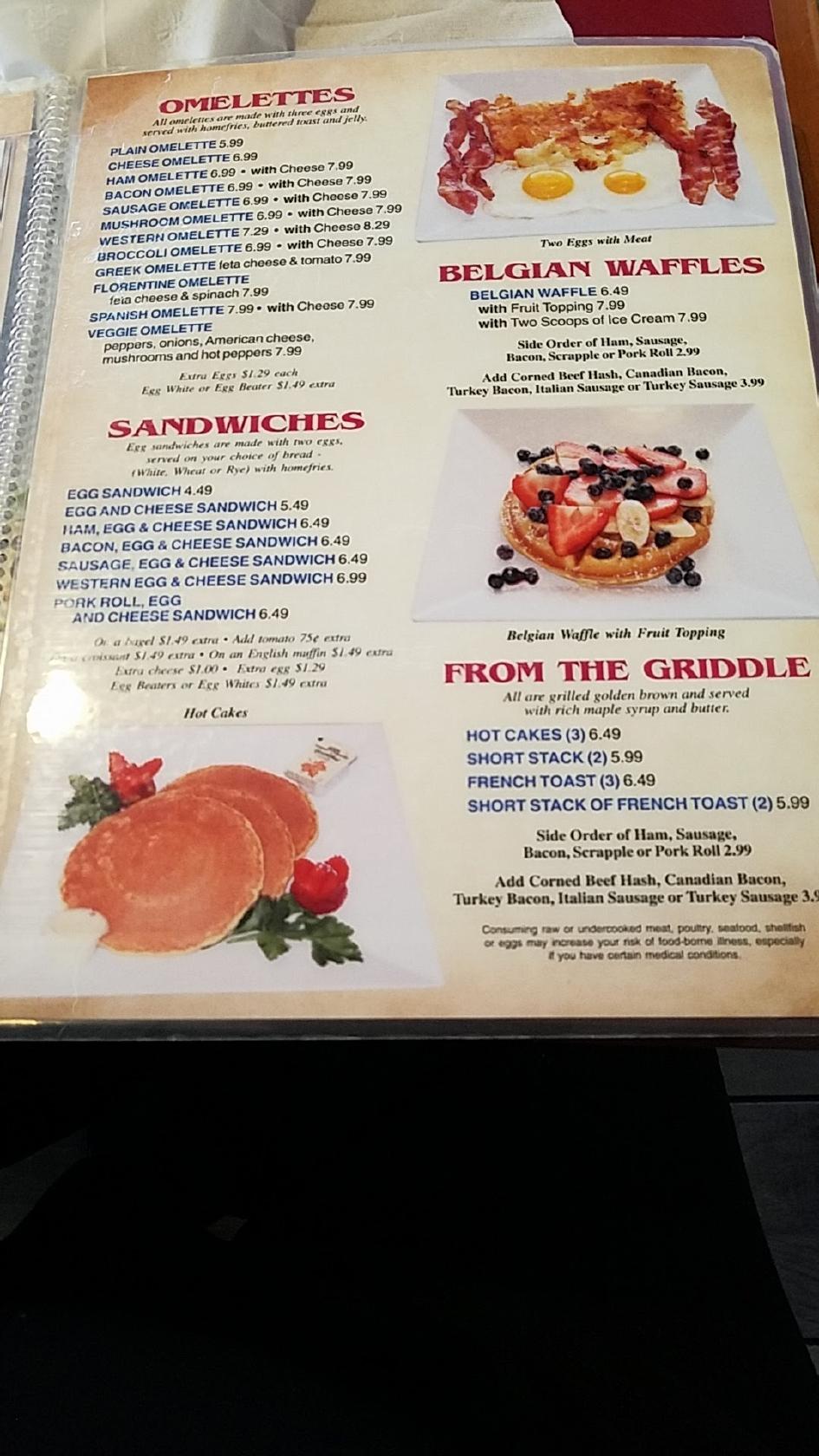 Menu at Bridgeton Family Diner restaurant, Bridgeton