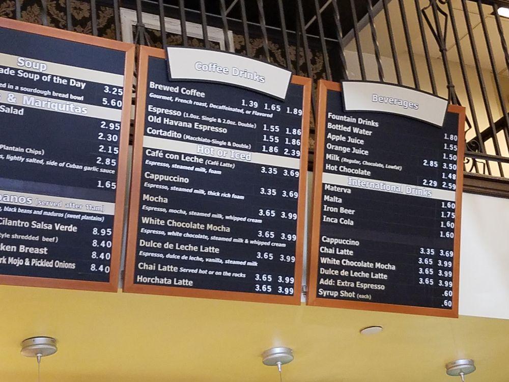 Menu At Portos Bakery And Cafe Glendale