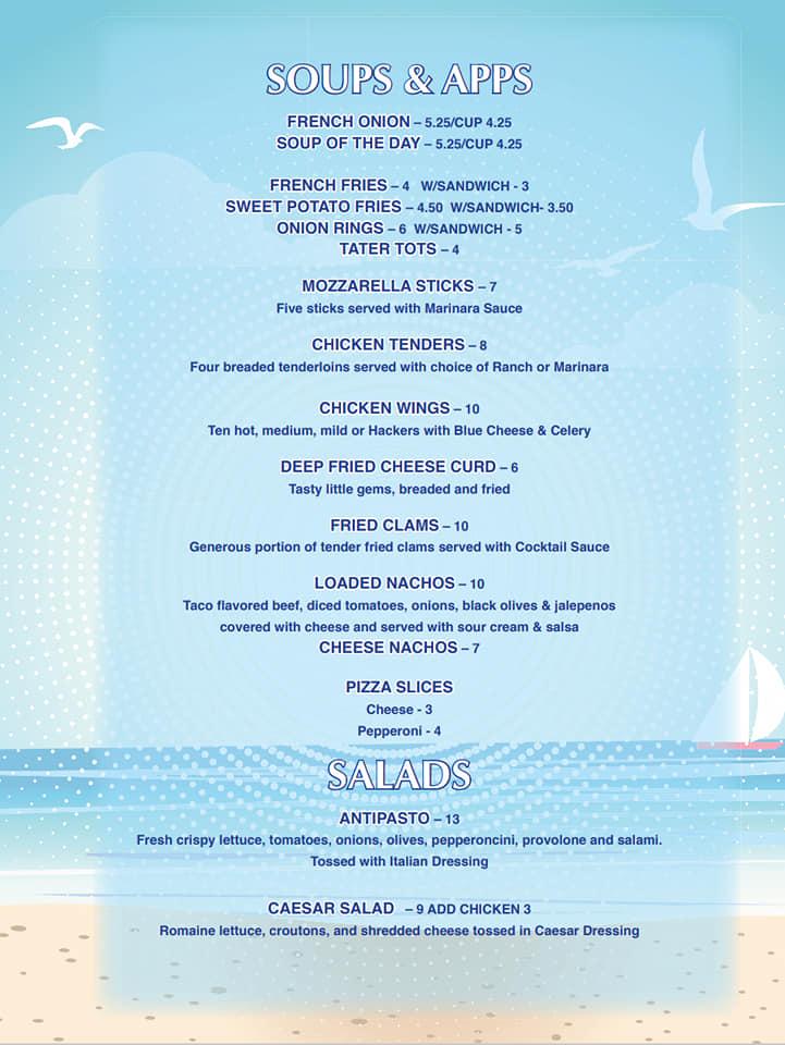 Menu at River Bottom Bar & Grill, Clayton