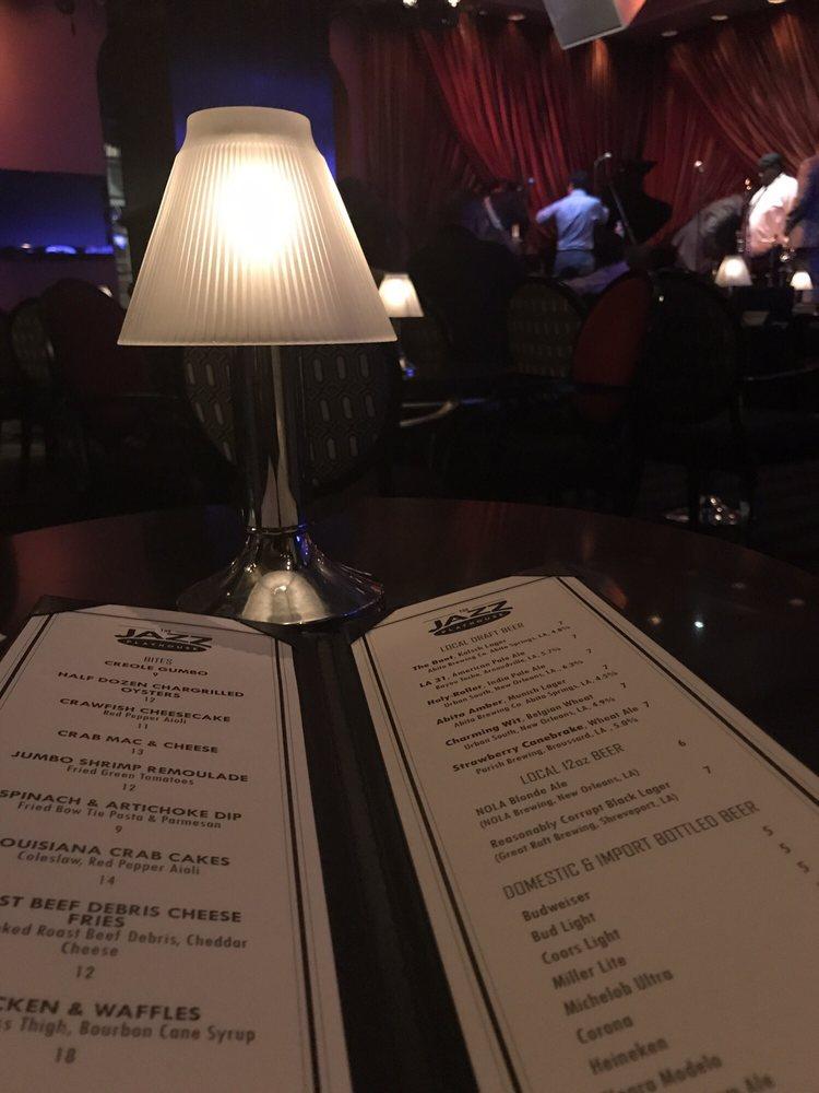 Menu at The Jazz Playhouse pub & bar, New Orleans