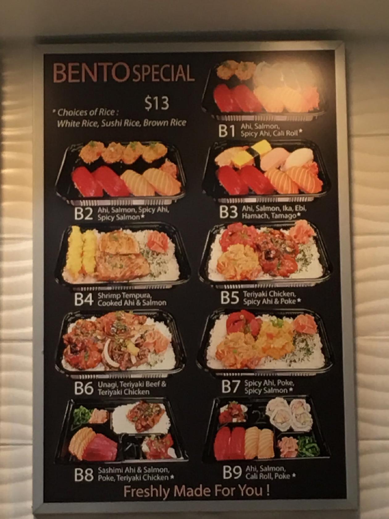 Menu at Ahi and Vegetable - Kapalama restaurant, Honolulu, Dillingham Blvd