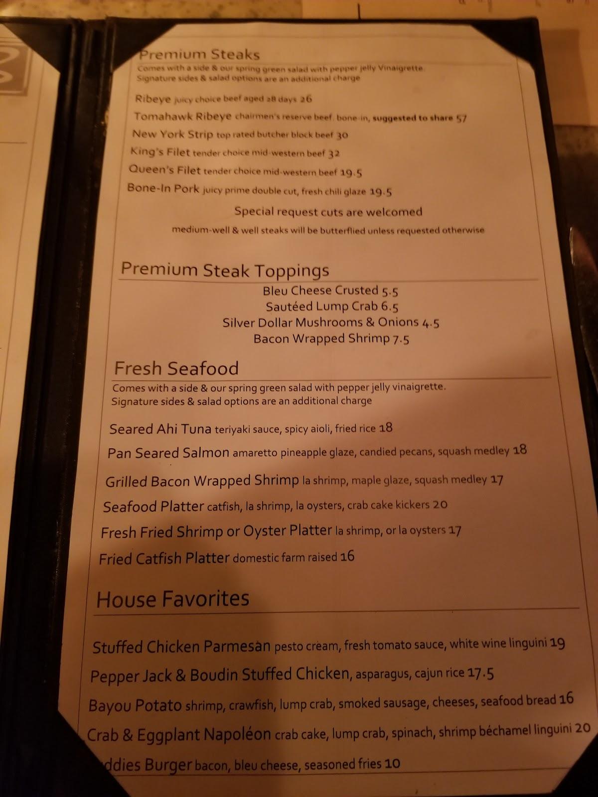 Menu at Buddies Bar & Grill, Hammond