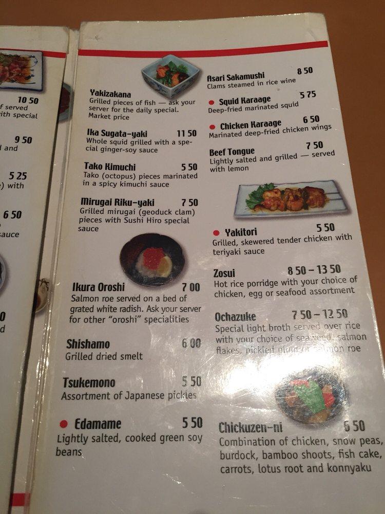 Menu At Sushi Hiro Japanese Restaurant Calgary   Rffe Sushi Hiro Japanese Restaurant Menu 2022 10 1 