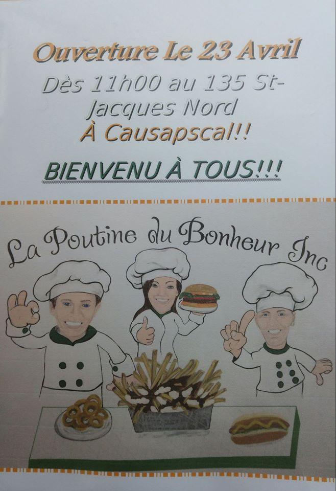 Cantine La Poutine Du Bonheur In Causapscal Restaurant Reviews