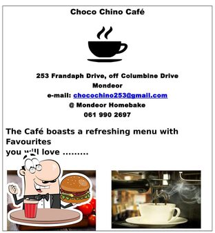 Choco Chino Cafe Restaurant Johannesburg South