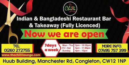 The Chilli Lounge in Congleton - Restaurant reviews