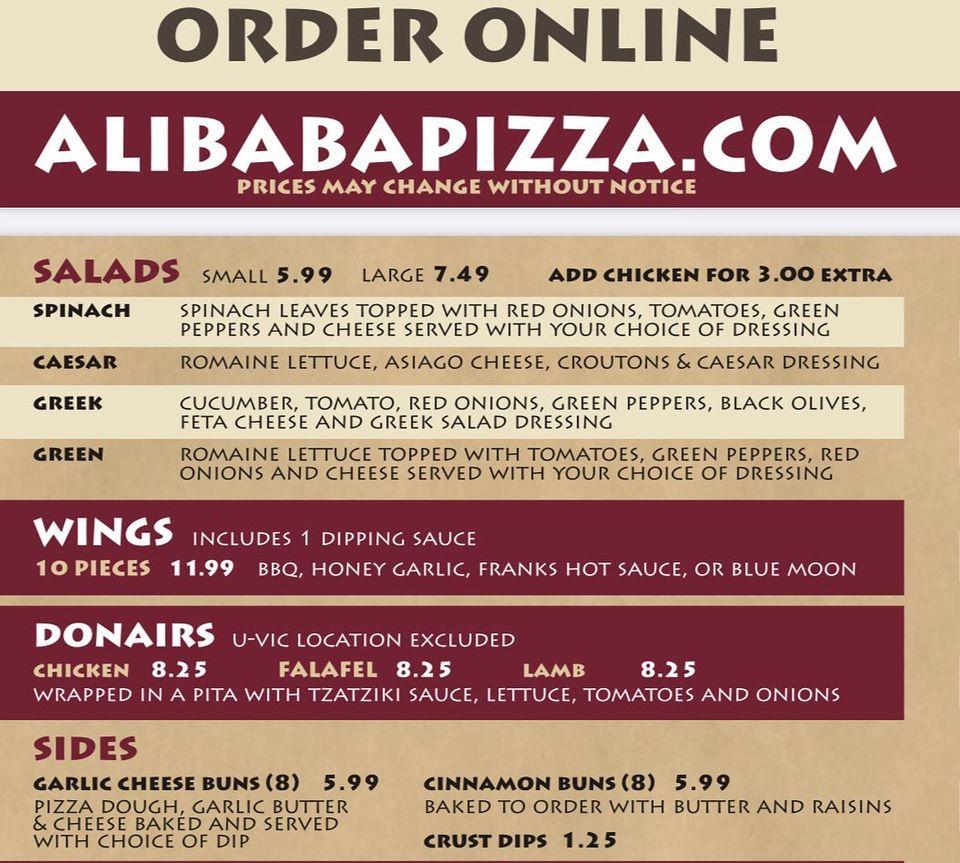 Pizzeria Ali Baba Pizza Victoria Victoria 775 Fort St Opiniones Del Restaurante