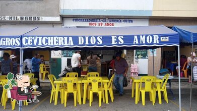 Chicharroneria cevicheria chifa Dios es amor