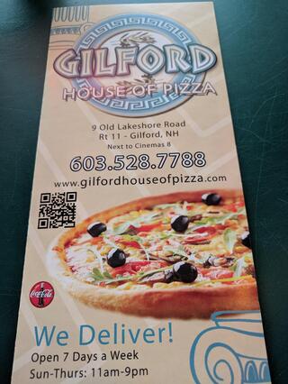 gilford house of pizza laconia nh