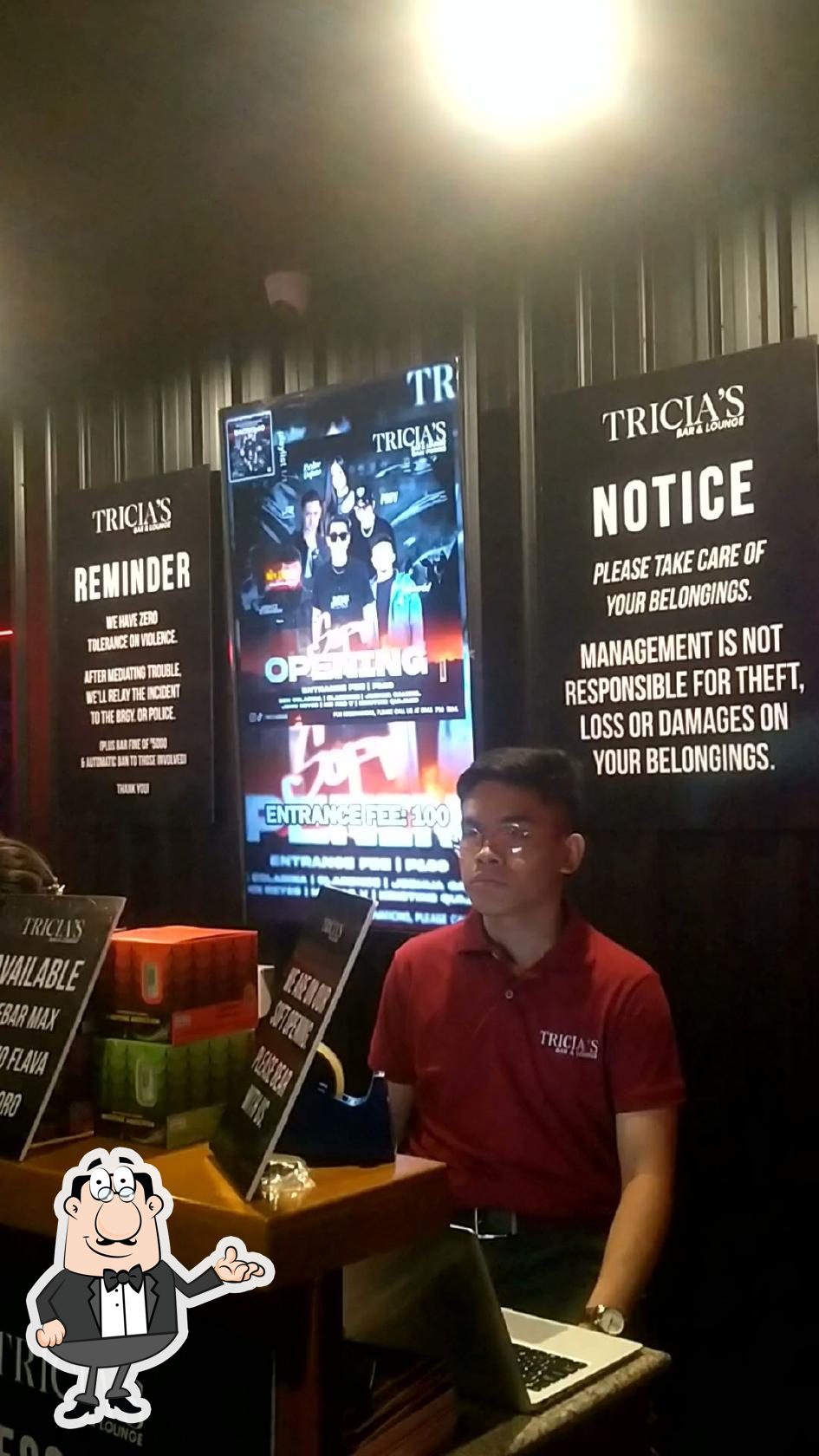 Tricia's Bar & Lounge, San Pedro - Restaurant menu, prices and reviews