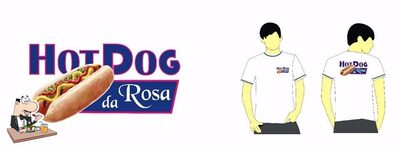 Comida em Hot Dog da Rosa