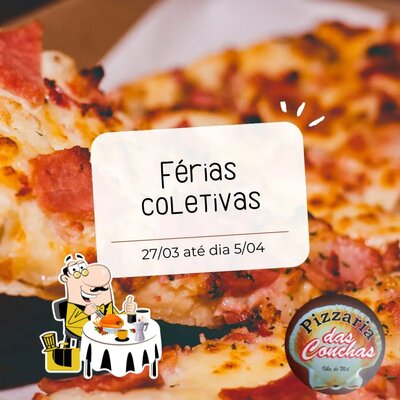 Platos en Pizzaria das Conchas