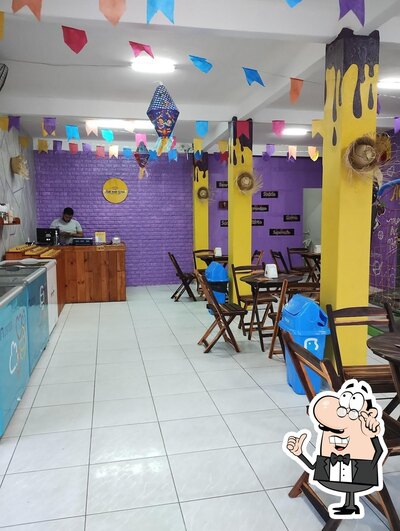 O interior do Açai boca Roxa