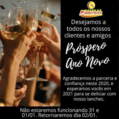 Aqui está a publicidade do Point do Fabinho Lanches