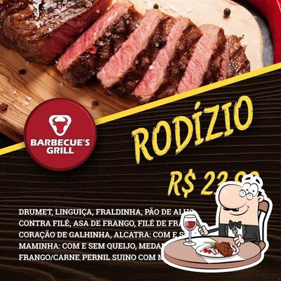 Barbecue's Grill provê pratos de carne