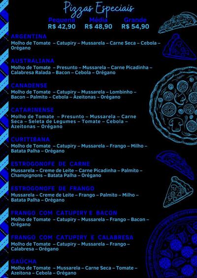 A representação gráfica da marca do Pizzaria do guaita