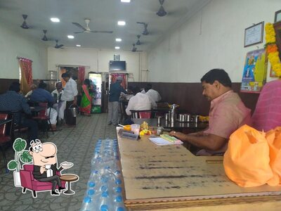 The interior of Balaji Mess