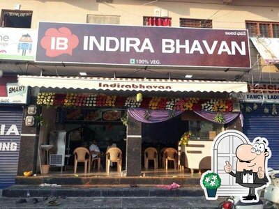 Enjoy the view at the outside area of Indira Bhavan